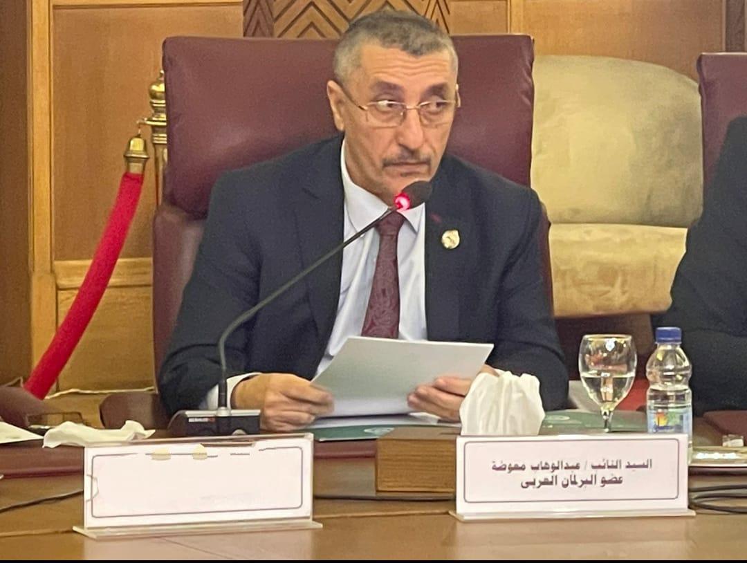 النائب عبدالوهاب معوضة عضو البرلمان العربي (الأمة برس)
