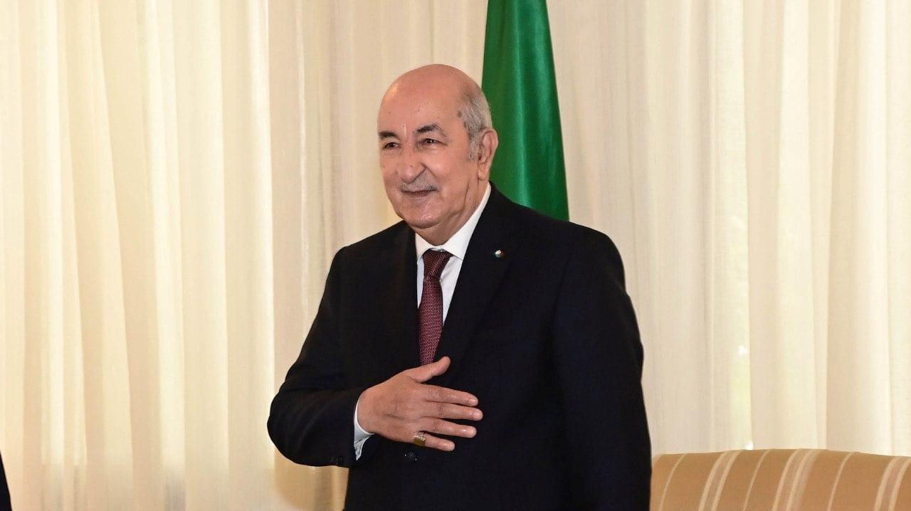 الرئيس الجزائري عبد المجيد تبون (ا ف ب)