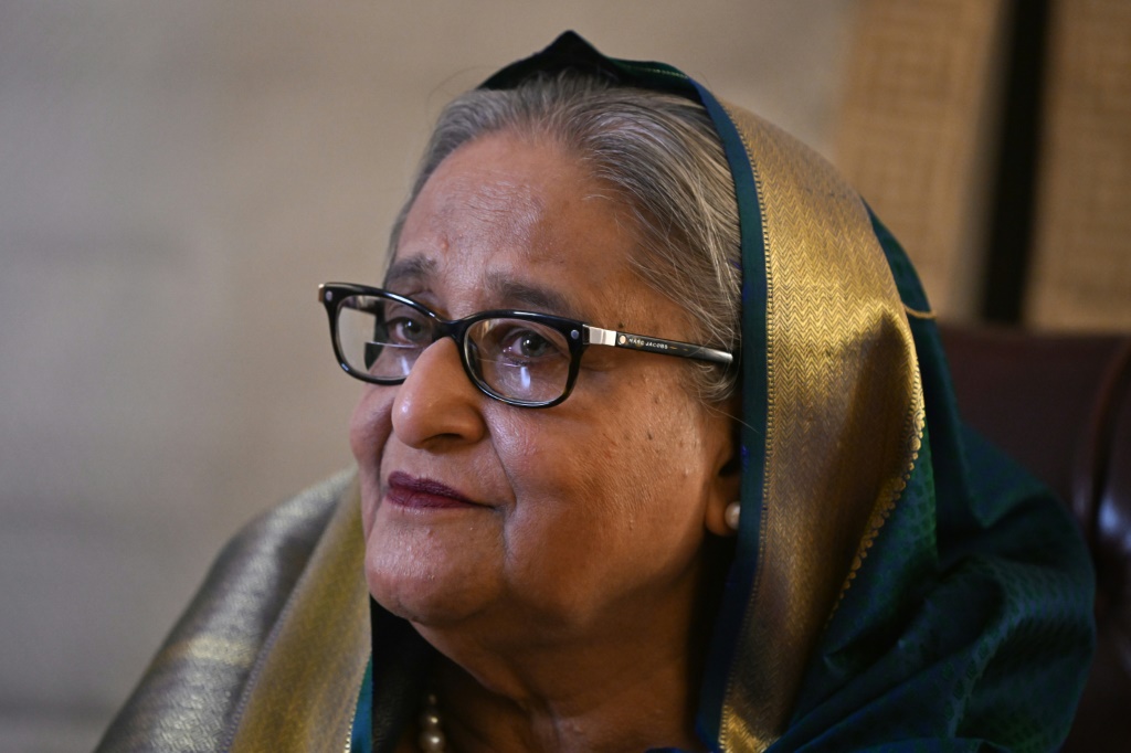 رئيسة وزراء بنجلادش شيخة حسينة واجد (أ ف ب)
