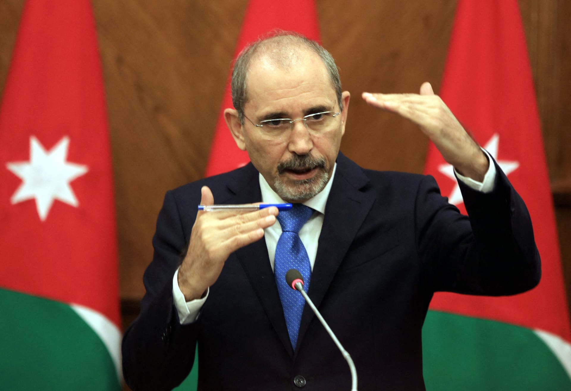 نائب رئيس الوزراء وزير الخارجية وشؤون المغتربين الأردني ، أيمن الصفدي (الخارجية الأردنية)