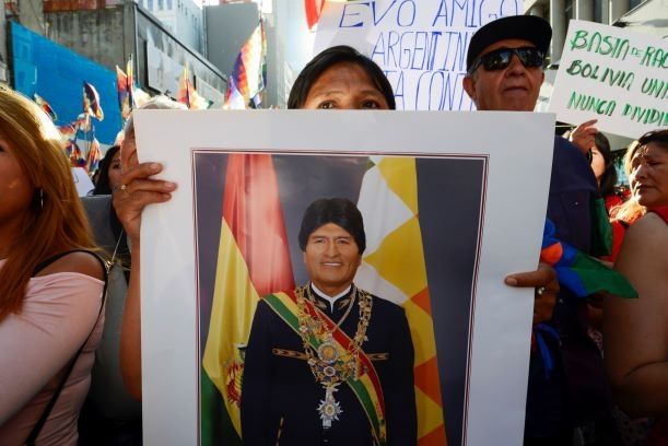 تظاهرات في بوليفيا مع الرئيس موراليس