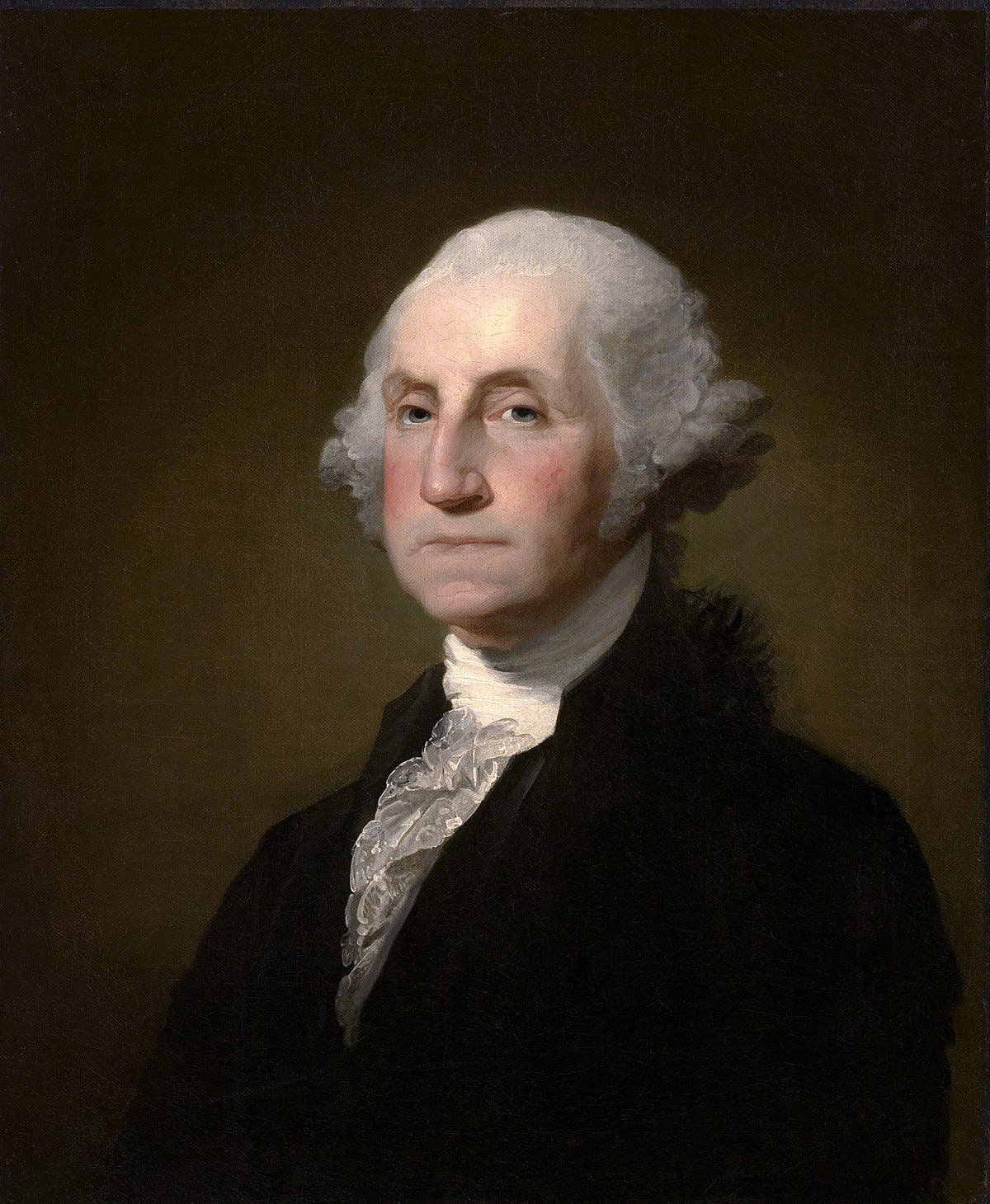 لوحة زيتية تجسد شخصية جورج واشنطن