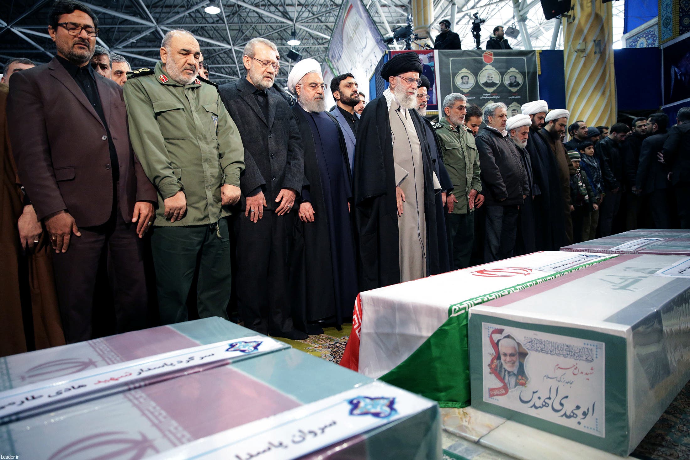 تشييع سليماني في طهران (فرانس برس)