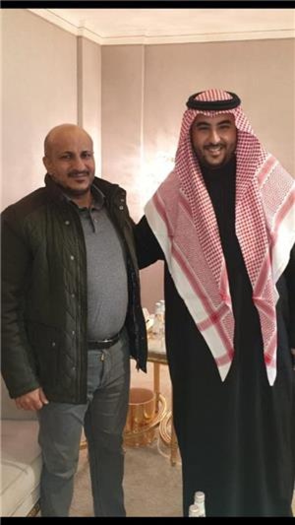 صالح مع الامير خالد بن سلمان