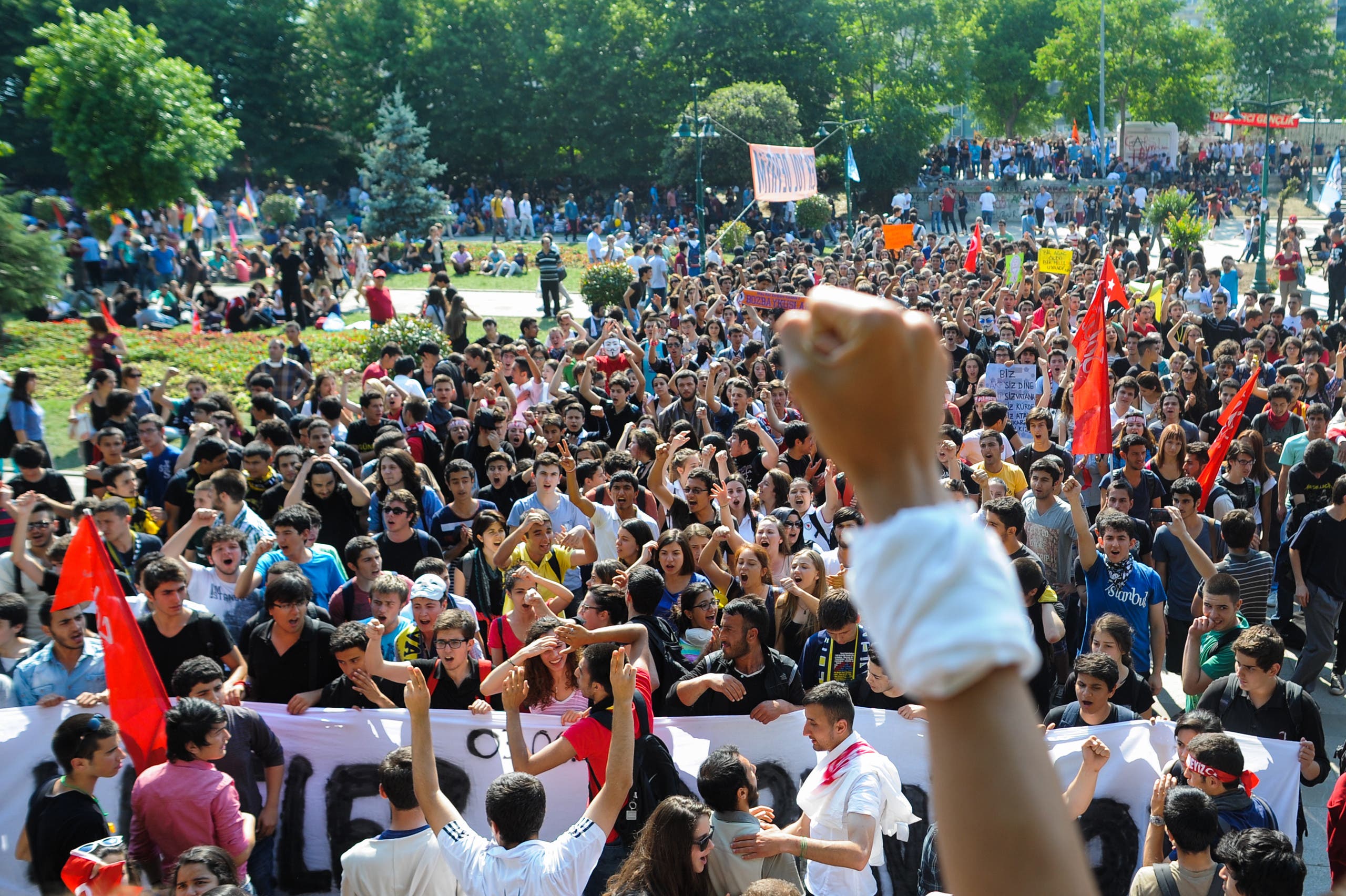 من احتجاجات غيزي في اسطنبول عام 2013