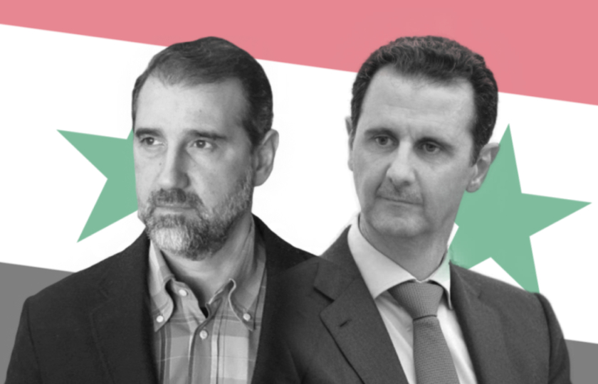 بشار الأسد ورامي مخلوف