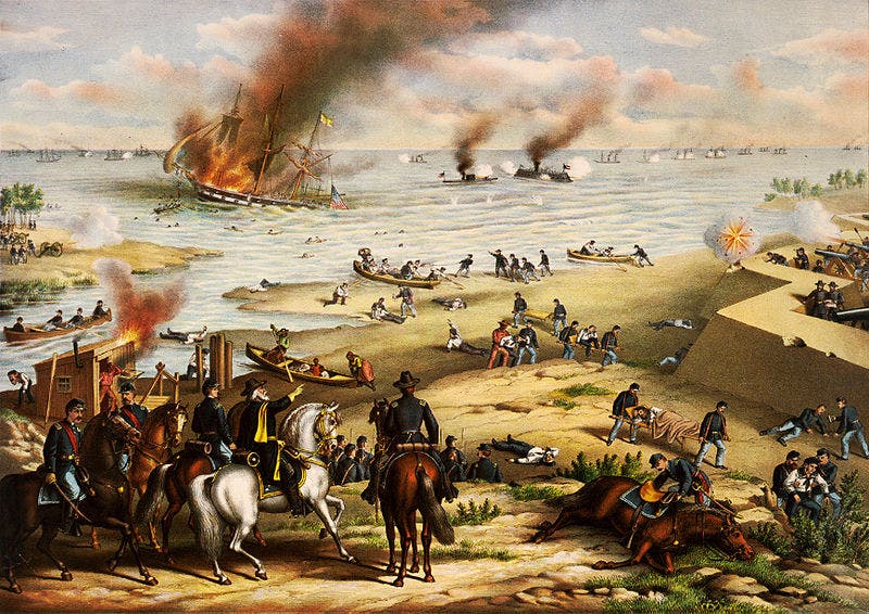 صورة لمخلفات إحدى المعارك بالحرب الأهلية الأميركية