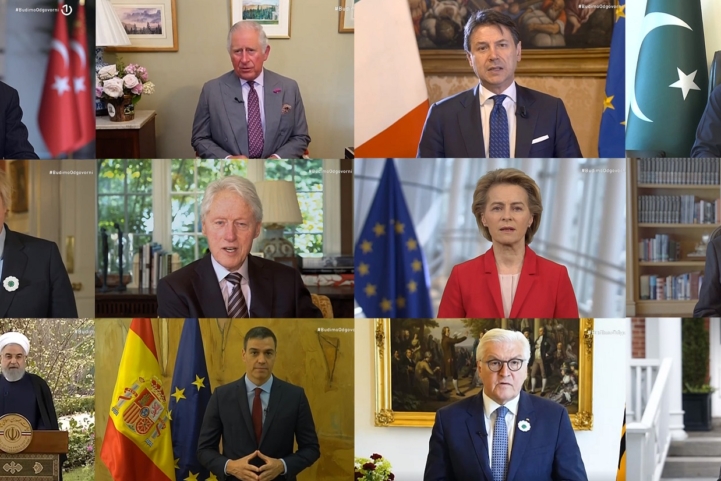 شارك العديد من قادة دول العالم عبر رسائل الفيديو، في مراسم إحياء الذكرى الـ 25 للإبادة الجماعية في بلدة سربرنيتسا البوسنية