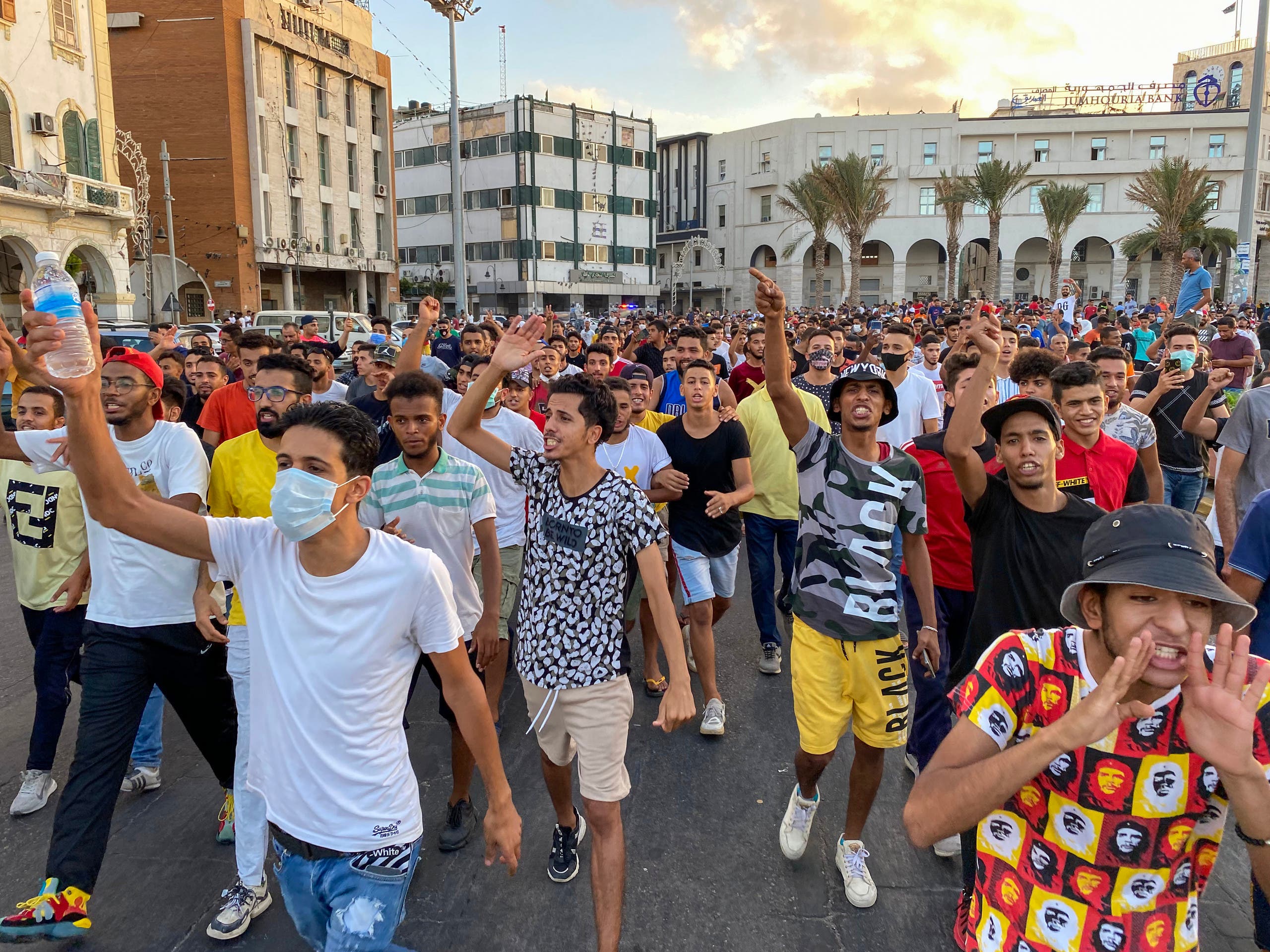 من احتجاجات الاثنين في طرابلس