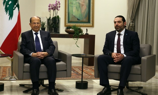 عون مع رئيس تيار المستقبل سعد الحريري