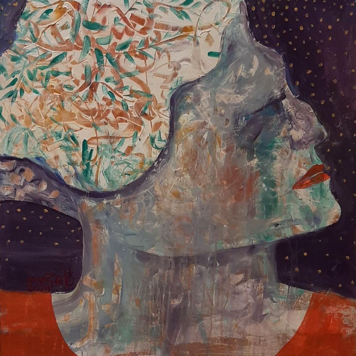 لوحة لـ طاهر حمودة، من المعرض