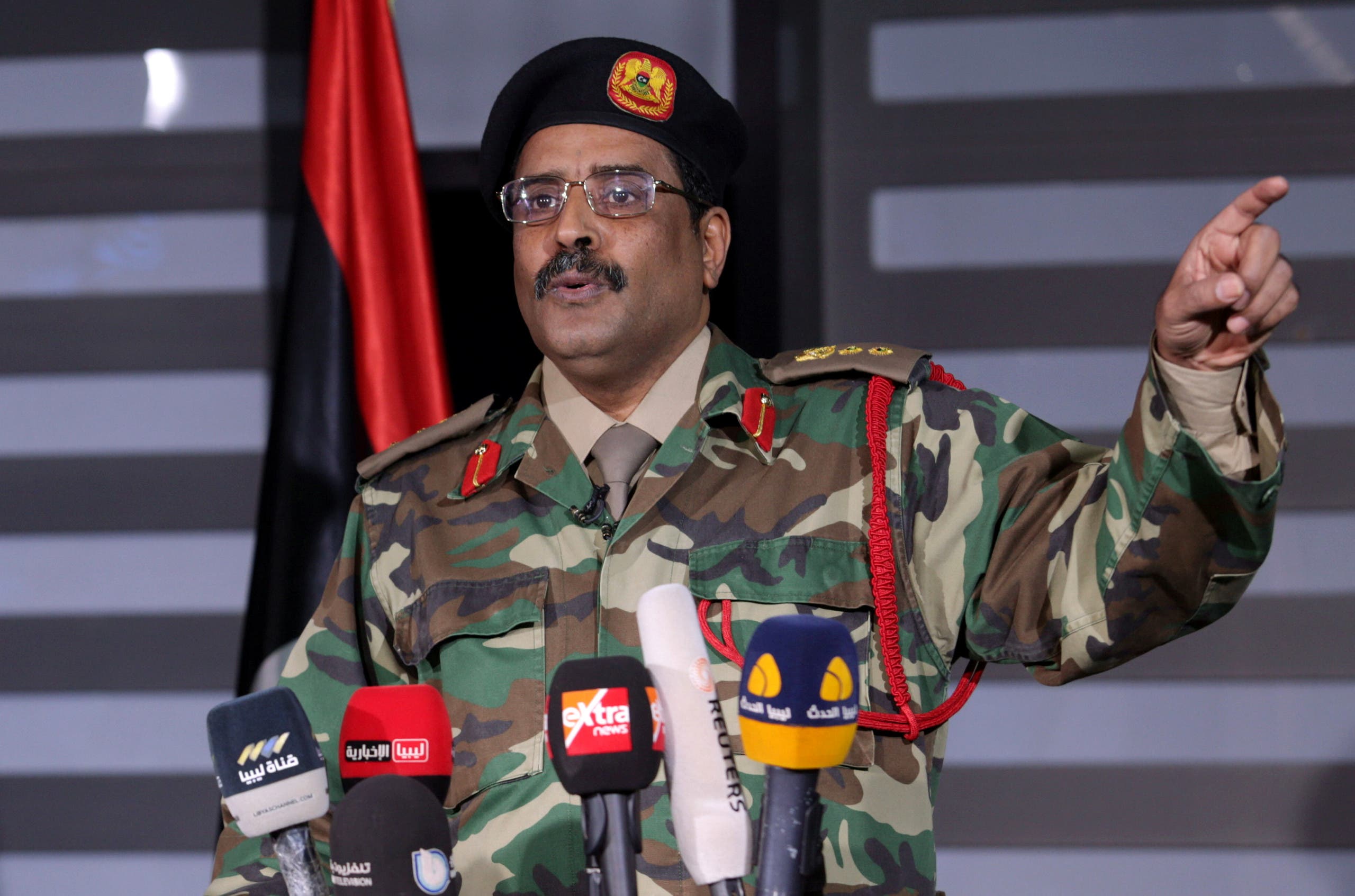 المتحدث باسم الجيش الليبي أحمد المسماري
