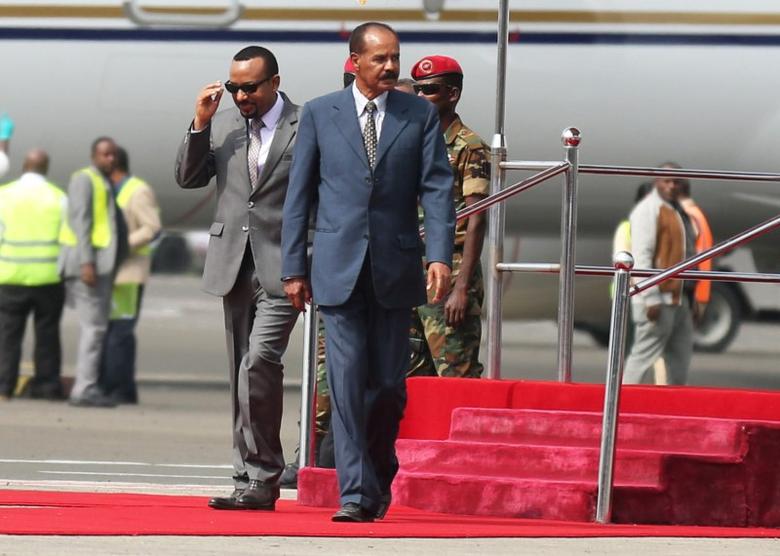 رئيس إريتريا أفورقي وآبي أحمد/ رويترز