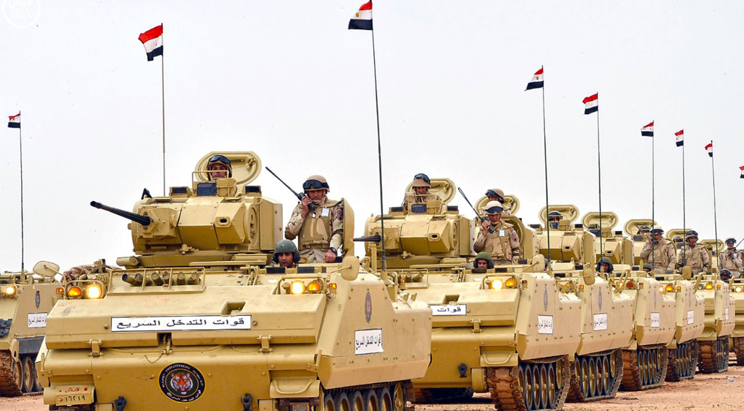 الجيش المصري كان قد جشد قواته على الحدود الليبية بعد تصاع التهديدات جراء الوجود التركي في طرابلس