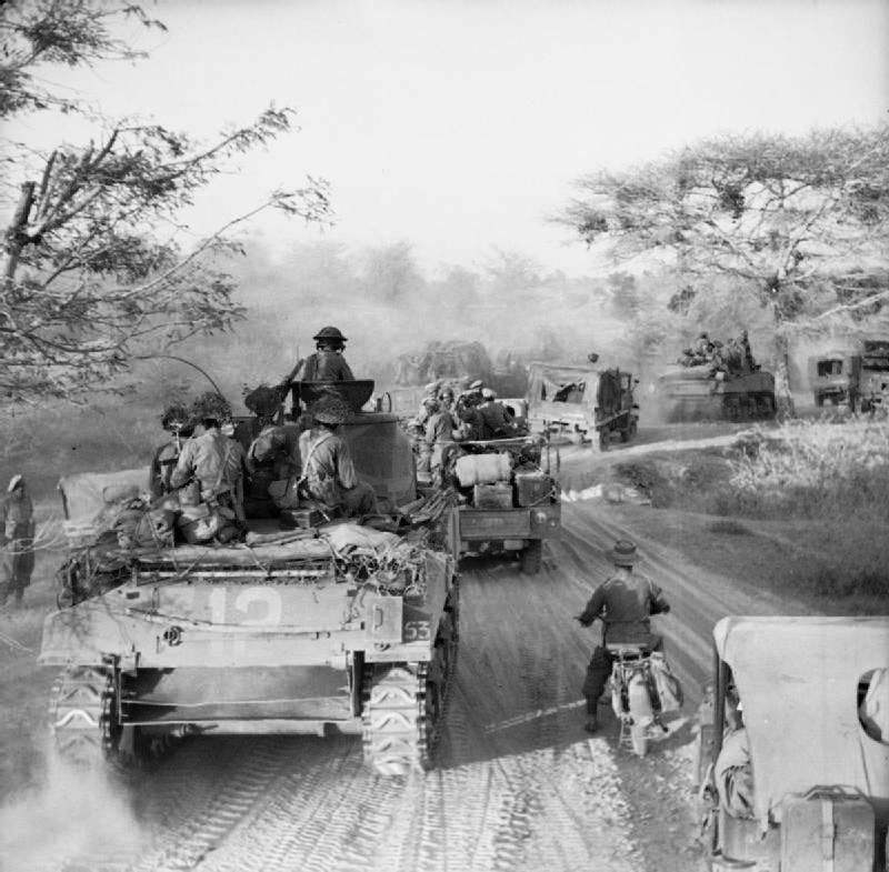جانب من قوات الحلفاء ببورما عام 1945