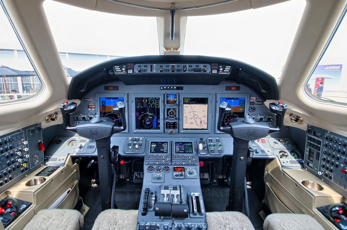 المقصورة الداخلية لطائرة +Citation XLS سوبر لايت جيت