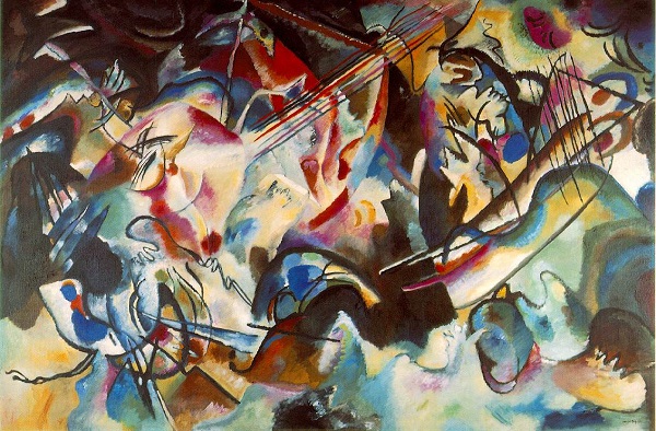 "تشكيل رقم 6"، زيت على قماش، 1913)