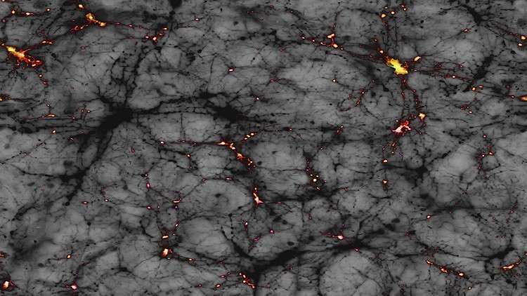 يستطيع العلماء رسم خارطة المادة المظلمة من خلال تحليل الضوء القادم من المجرات البعيدة
