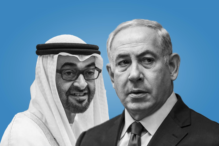 بنيامين نتنياهو ومحمد بن زايد