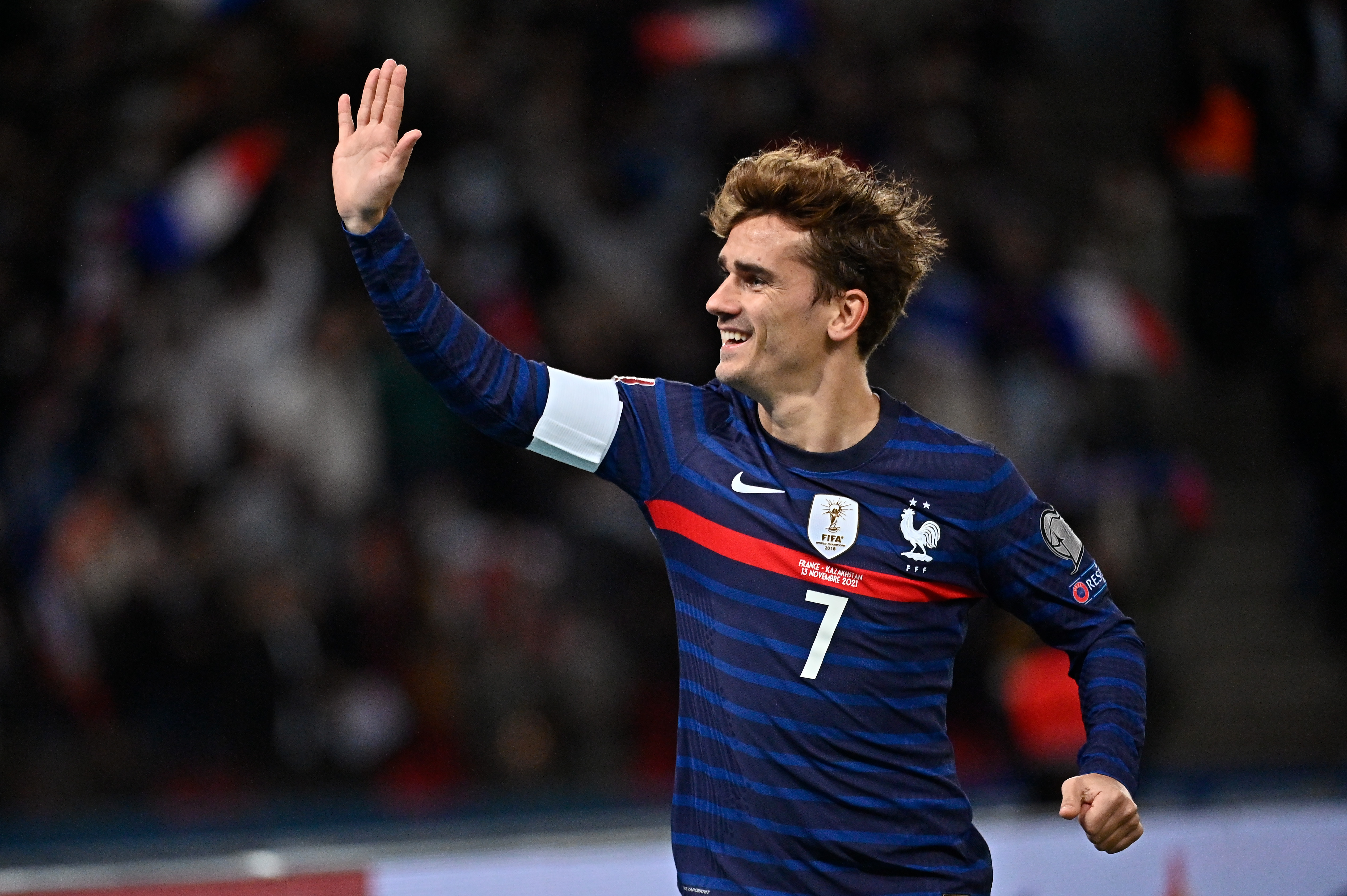 تأهل المنتخب الفرنسي لكرة القدم، إلى بطولة كأس العالم التي ستقام في قطر العام المقبل(د ب ا)
