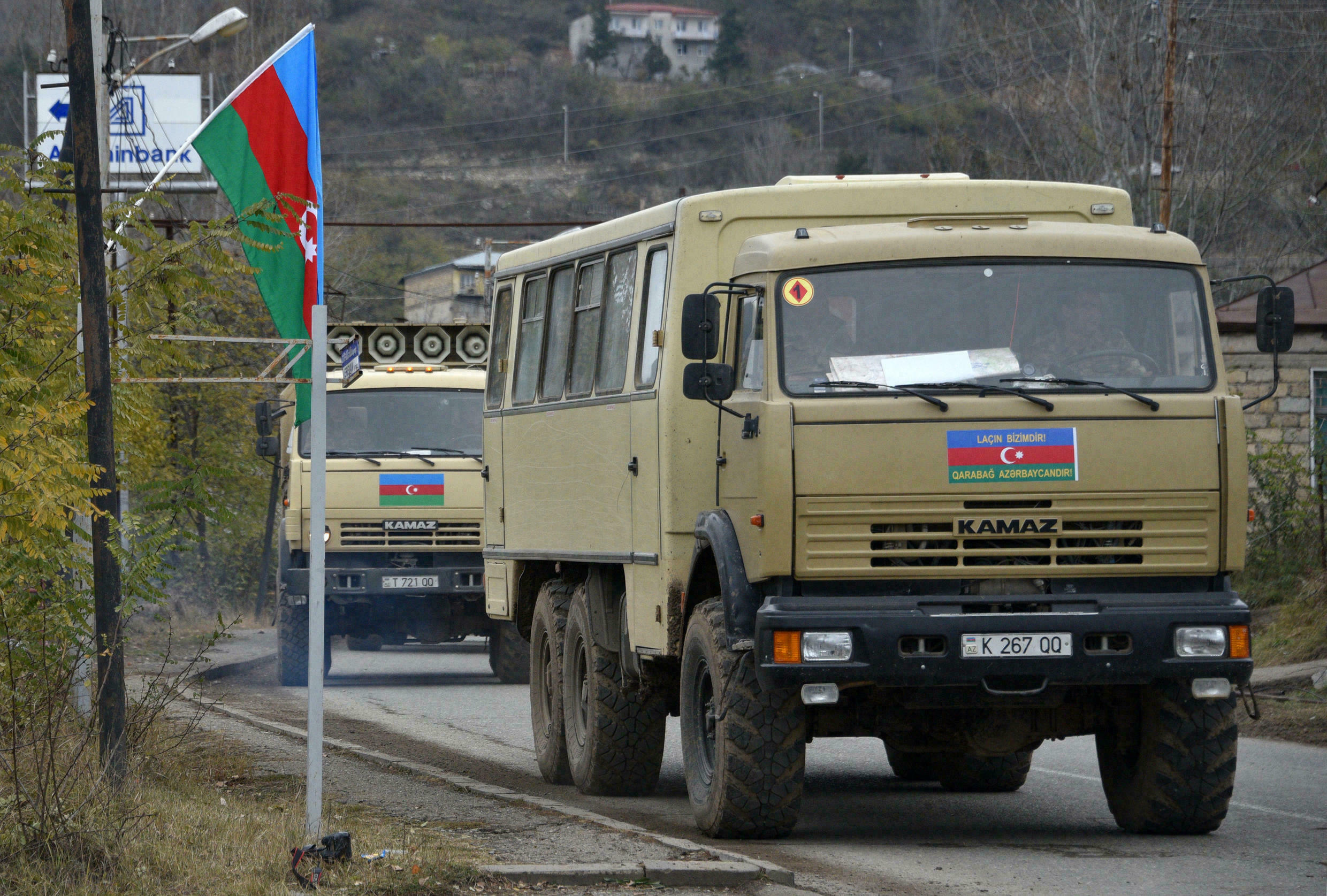 لقوات الأذربيجانية ردت على "مصادر النيران لمنع الاستفزازات الأرمينية (ا ف ب)