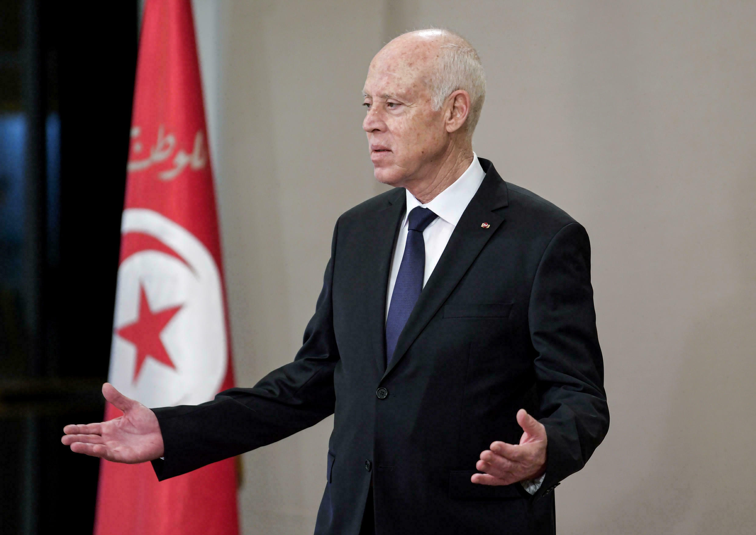 الرئيس التونسي قيس سعيّد (أ ف ب)