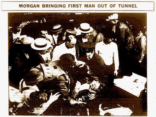 مورغان ينقذ عمال النفق/ Wikipedia