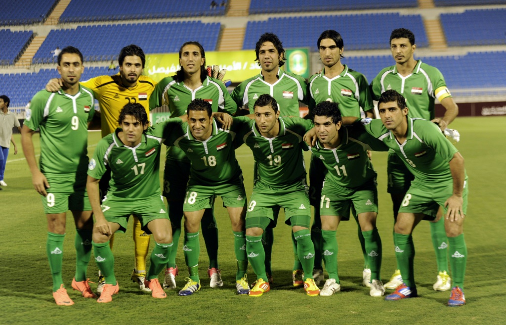 منتخب العراق توج بأربعة ألقاب قياسية في البطولة (ا ف ب)