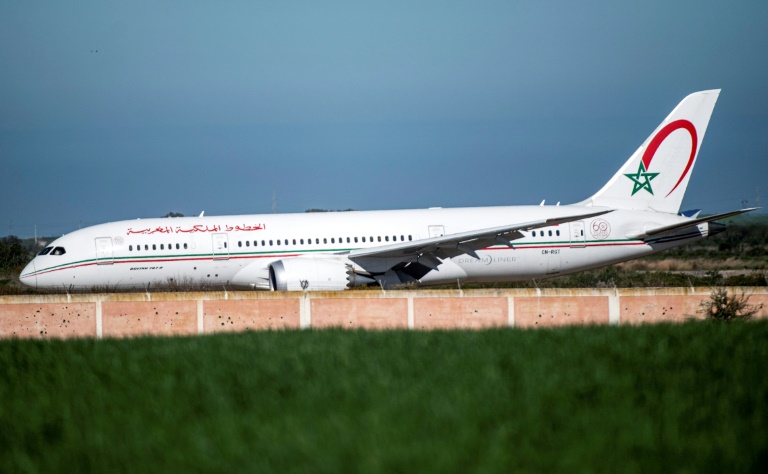  طائرة للخطوط الملكية المغربية في 2 شباط/فبراير 2020(ا ف ب)