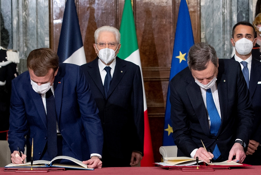 توقيع اتفاقية شاملة بين فرنسا وإيطاليا (د ب أ)