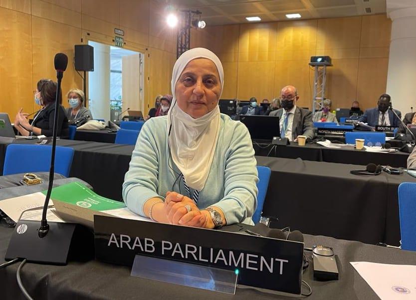 معالي النائبة إحسان بركات عضو البرلمان العربي ( الأمة برس)