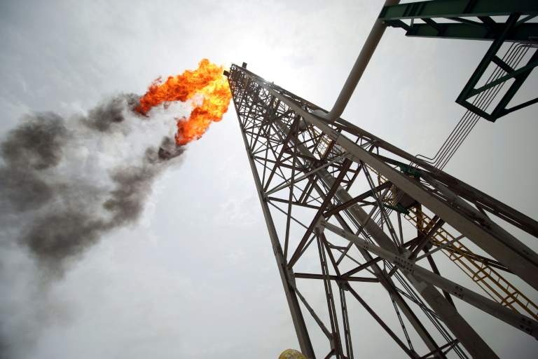  حقل الزبير النفطي في محافظة البصرة العراقية في 9 أيار/مايو 2018 (ا ف ب).