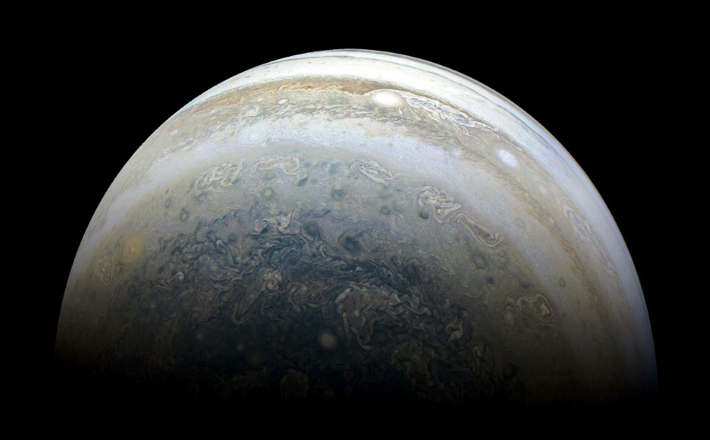 صورة نشرتها وكالة ناسا لكوكب المشتري في تموز/يوليو 2018 (ا ف ب)