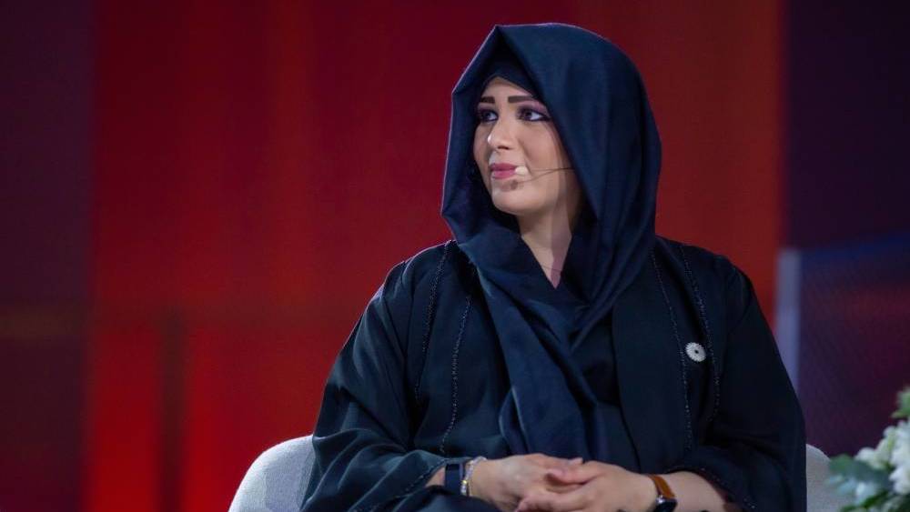 لطيفة بنت محمد متحدثة خلال المؤتمر ( الصورة عن موقع إكسبو 2020 دبي)