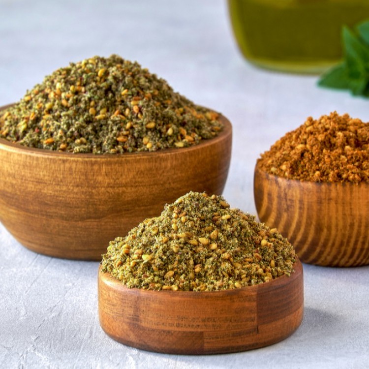 الزعتر مع السمسم