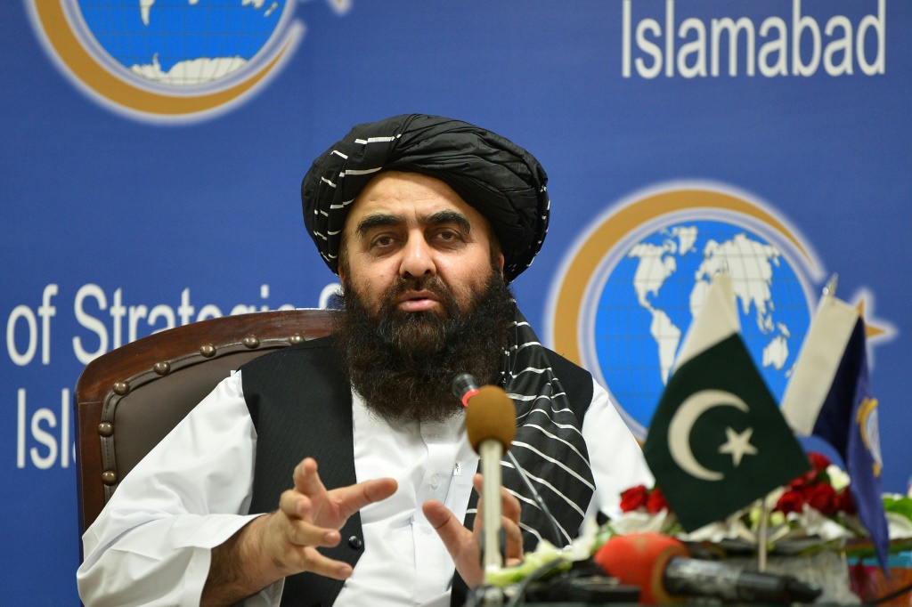  وزير خارجية طالبان أمير خان متقي (أ ف ب)
