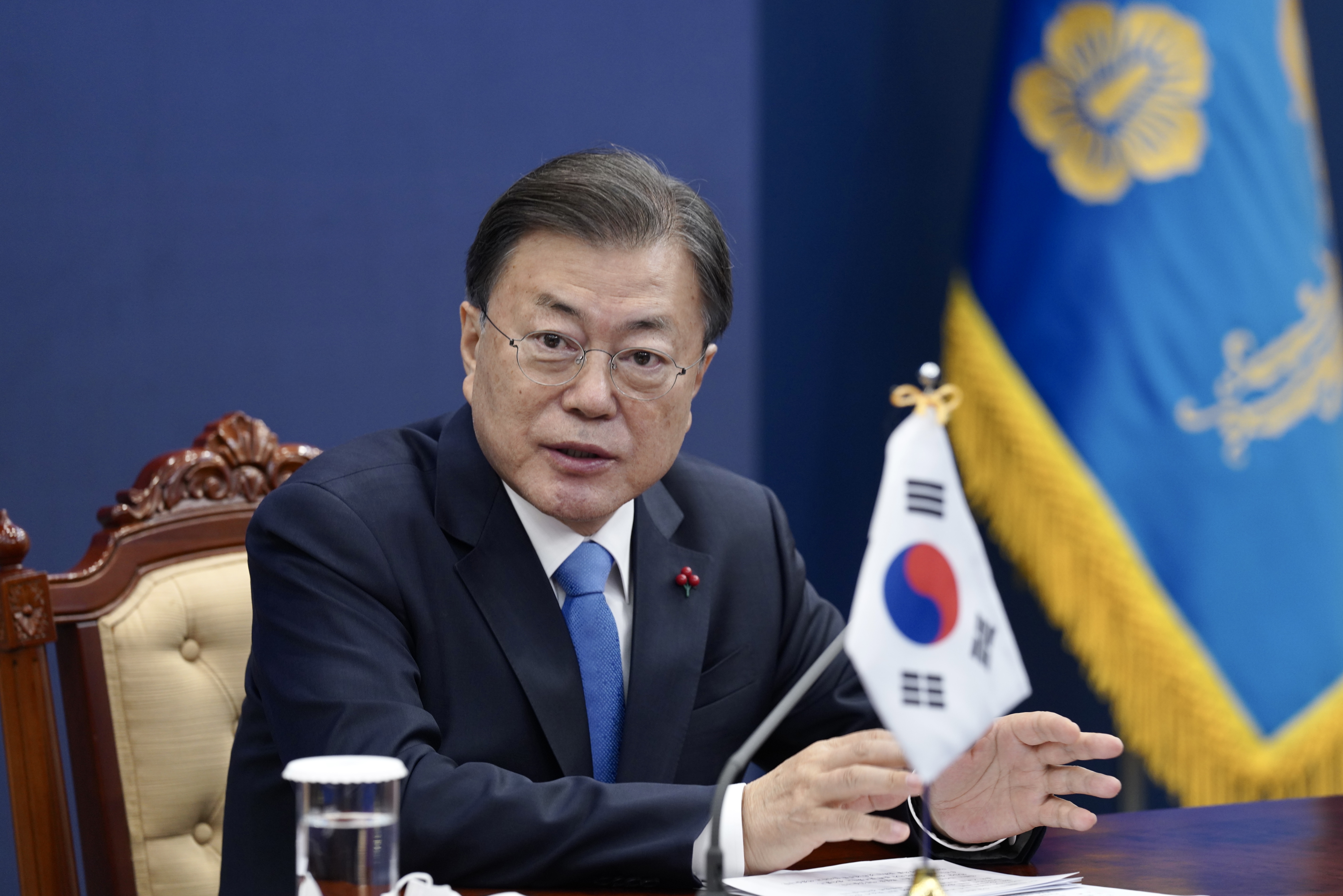 رئيس كوريا الجنوبية مون جيه-إن(د ب أ)
