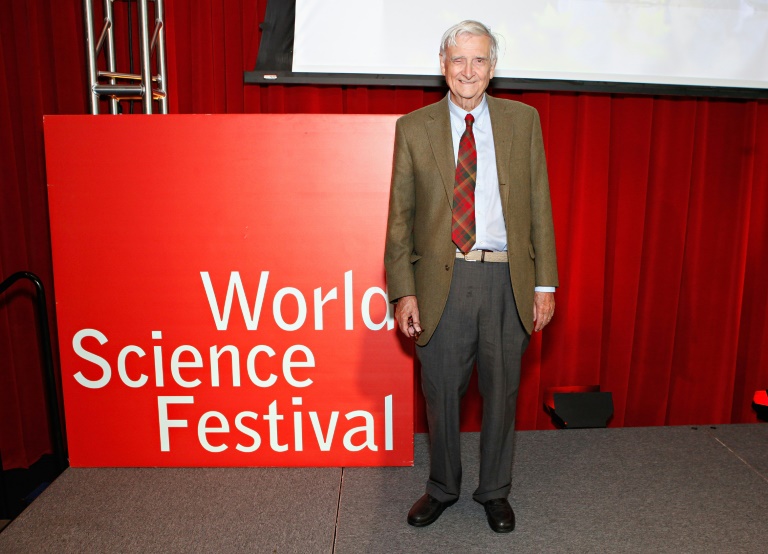    إدوارد أوسبورن ويلسون في المهرجان العالمي للعلوم في 1 حزيران/يونيو 2012(ا ف ب)