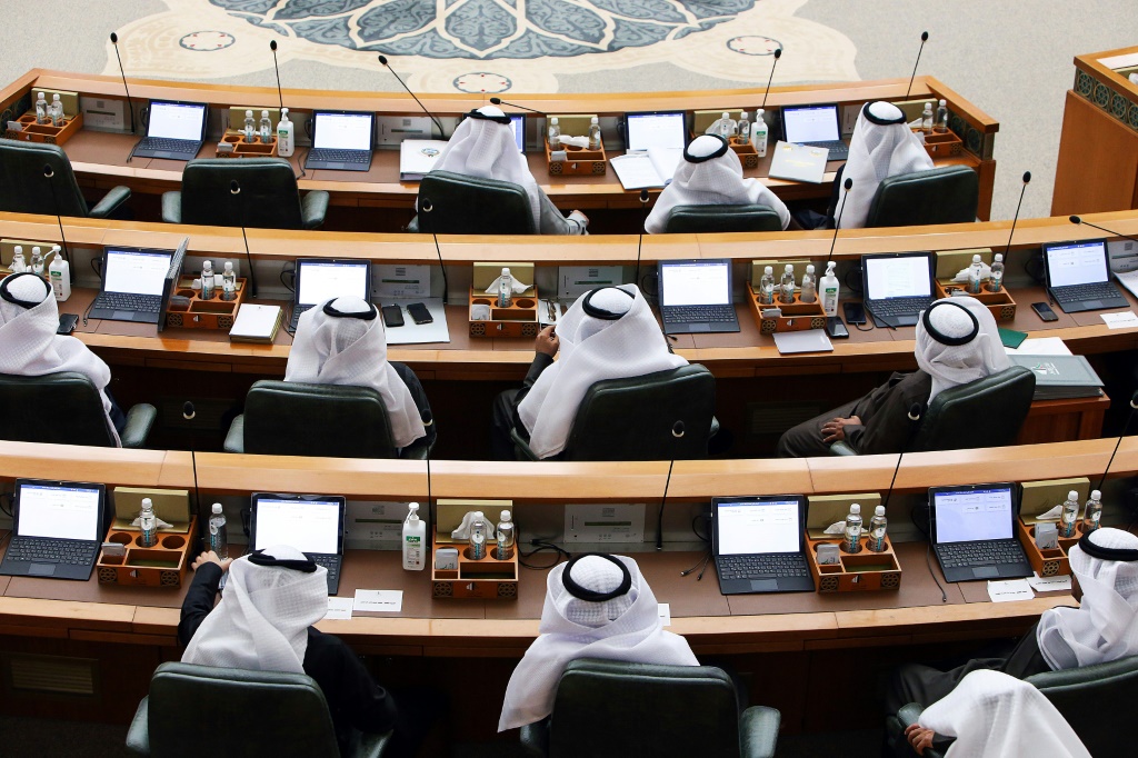  جلسة لمجلس الأمة الكويتي في 5 كانون الثاني/يناير 2021(ا ف ب)