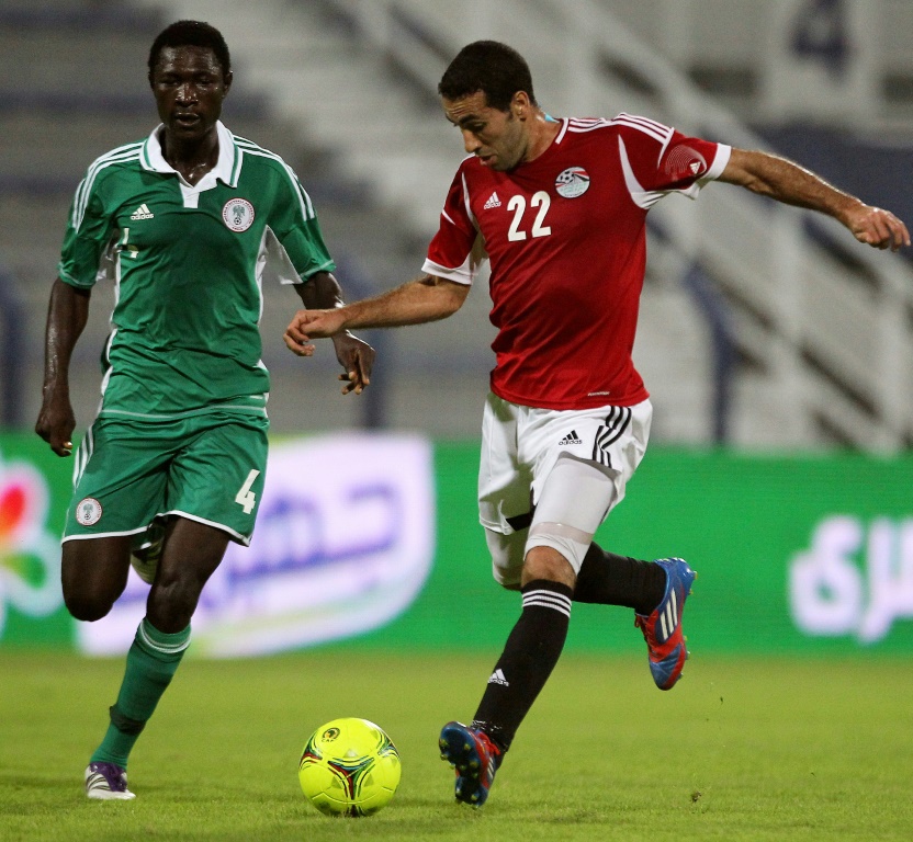 سجل ابو تريكة (يمين) هدف الفوز لمصر في مرمى الكاميرون في نهائي نسخة 2008 (ا ف ب)
