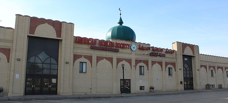 مسجد ديربورن في الولايات المتحدة (ويكيبيديا)