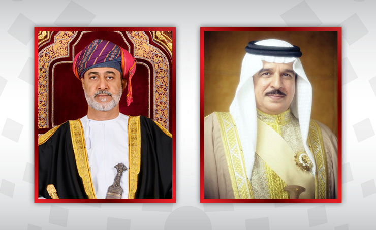 الملك البحريني وسلطان عمان (بنا)