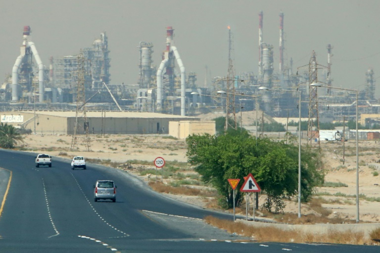 مصفاة ميناء الأحمدي في تشرين الأول/أكتوبر 2021(ا ف ب)