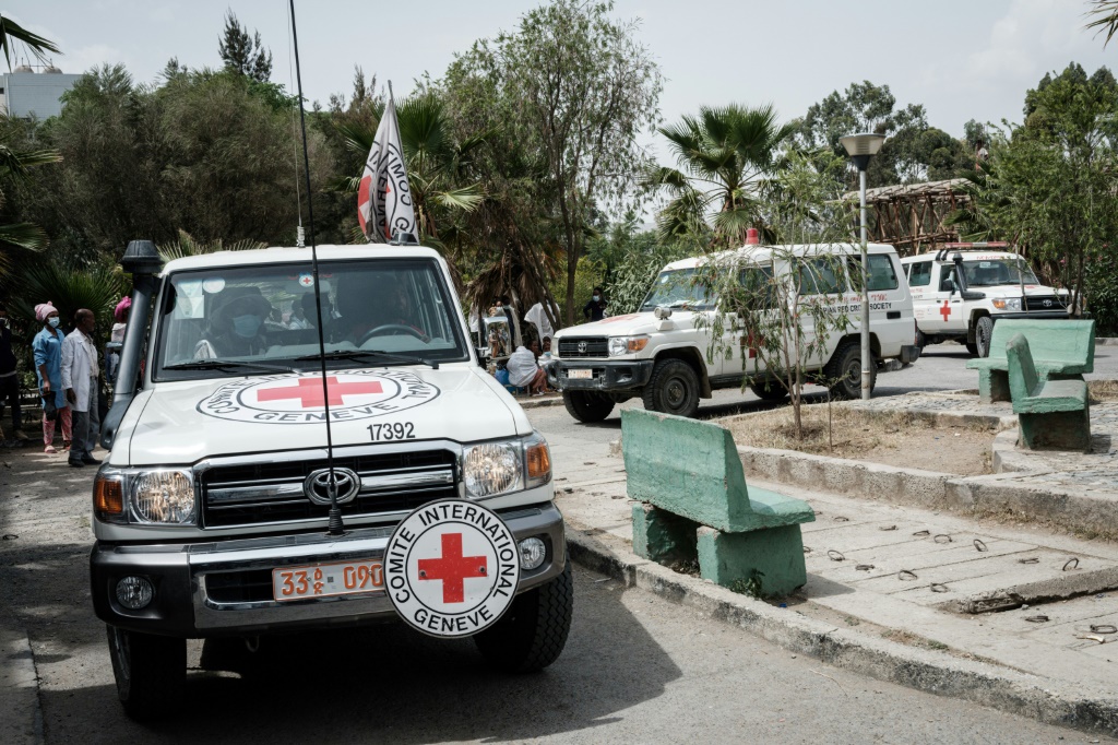    تقول اللجنة الدولية للصليب الأحمر إنها "قلقة للغاية" بشأن نقص الإمدادات الطبية (أ ف ب)