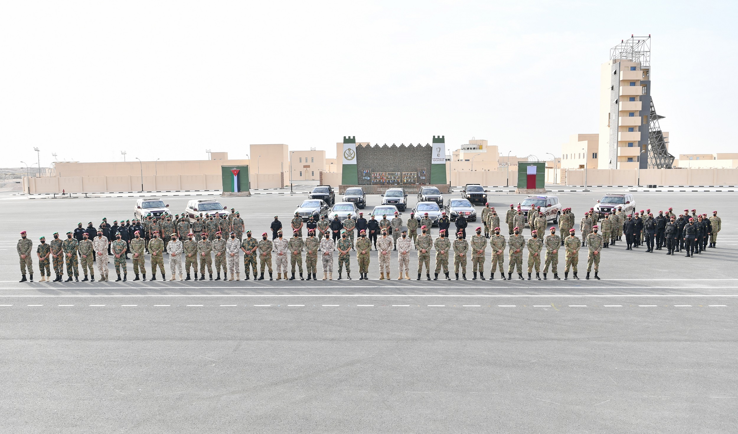 صورة لاختتام التدريبات الحرس الأميري قطر (قنا)