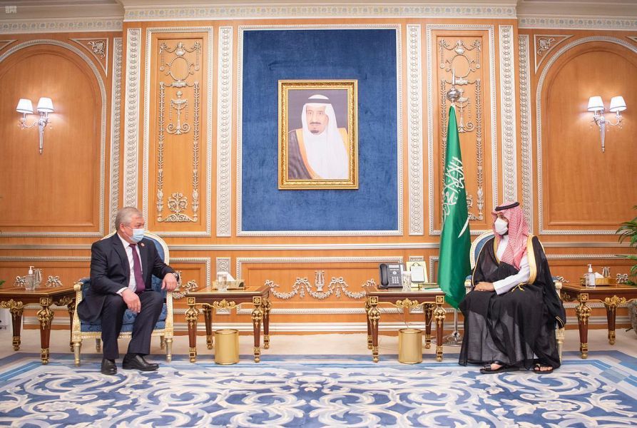 الأمير محمد بن سلمان يسقبل المبعوث الخاص للرئيس الروسي (واس)