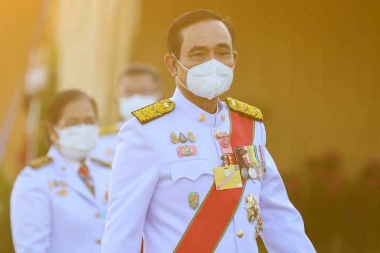 رئيس الوزراء التايلاندي برايوت تشان اوتشا في بانكوك في 5 كانون الاول/ديسمبر 2021 (ا ف ب)