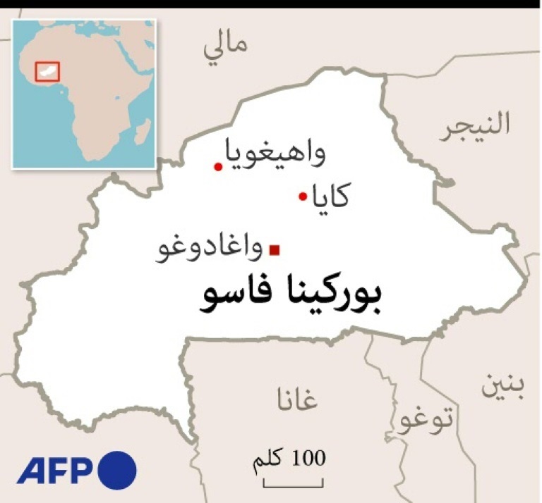 خريطة بوركينا فاسو (ا ف ب)