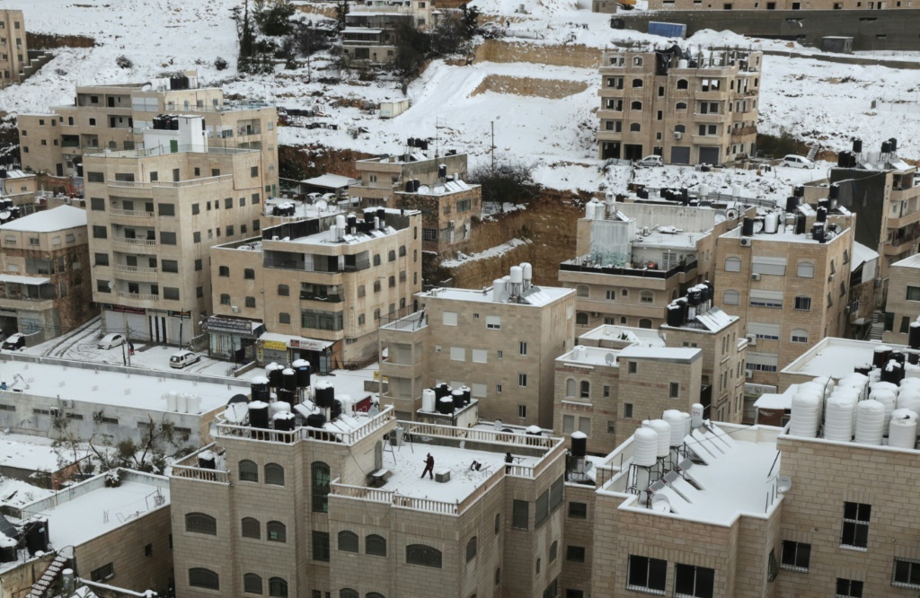 مدينة رام الله في الضفة الغربية المحتلة في 27 كانون الثاني/يناير 2022(ا ف ب)
