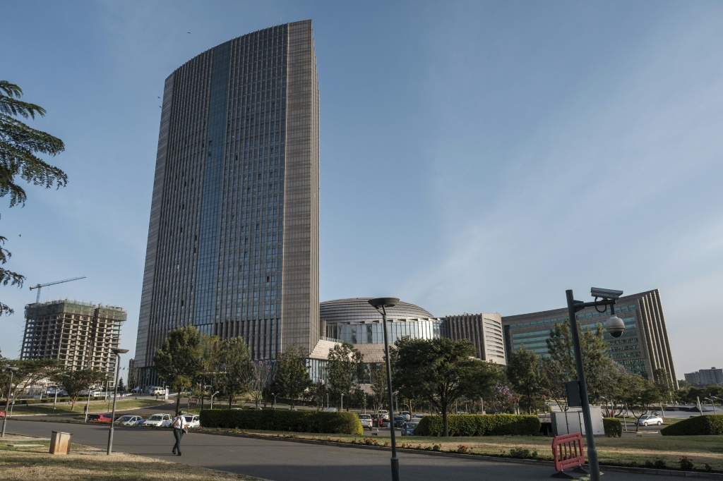  مقر الاتحاد الإفريقي في أديس أبابا في الأول من شباط/فبراير 2022 (أ ف ب)